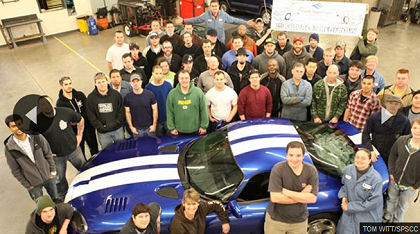 dodge viper to be destroyed