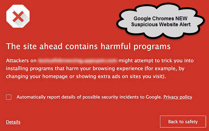 google red alert warning