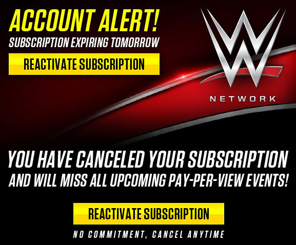 wwe network cubscription canceled