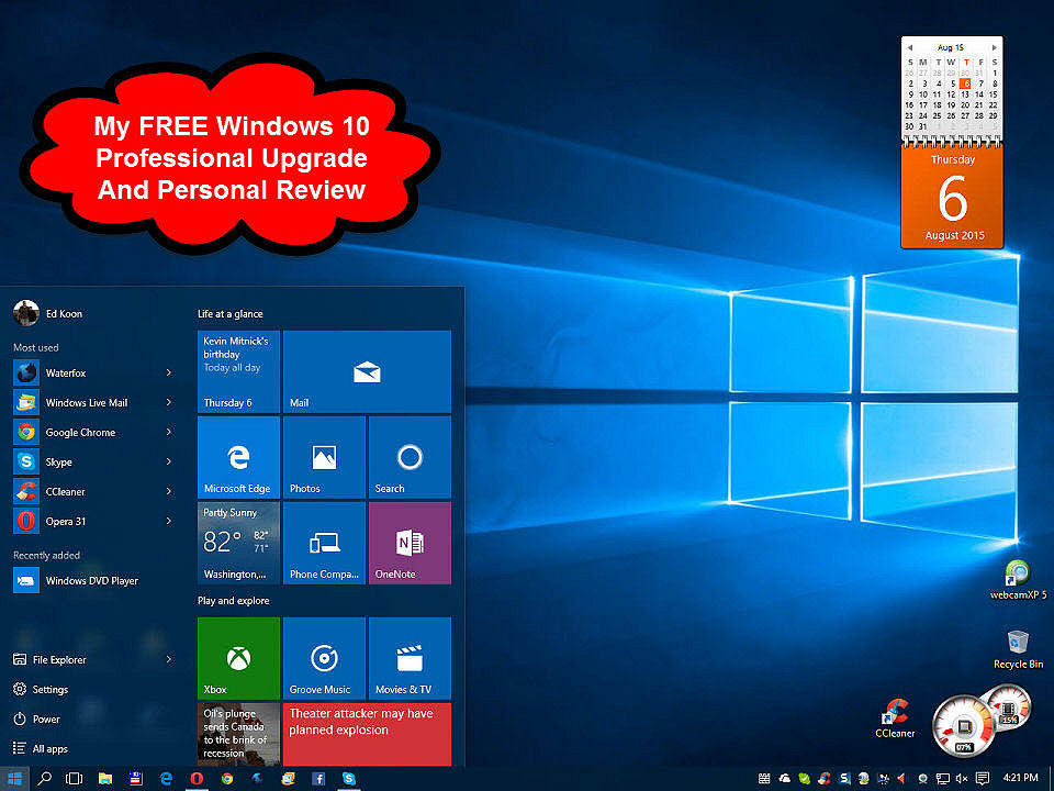 Windows 10 Upgrade Review
