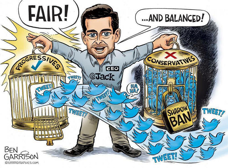 Twitter CEO Jack Dorsey Censoring Conservatives