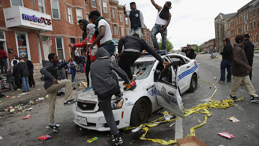 Racism stokes violence in Baltimore another Democratic city