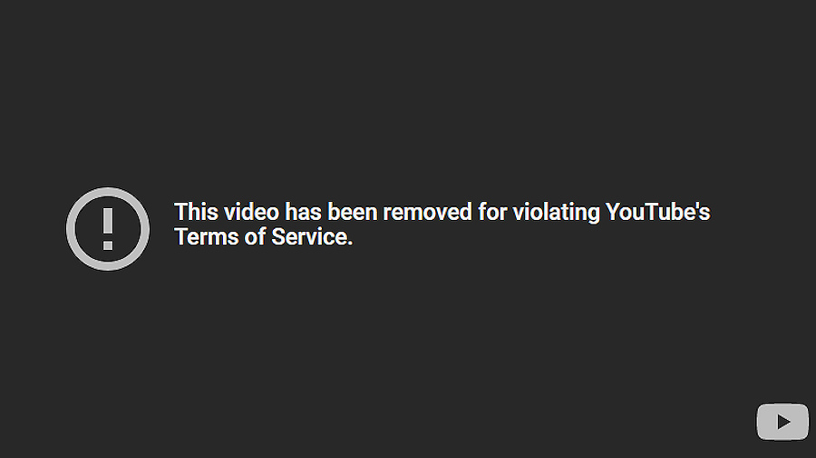 youtube tos violation