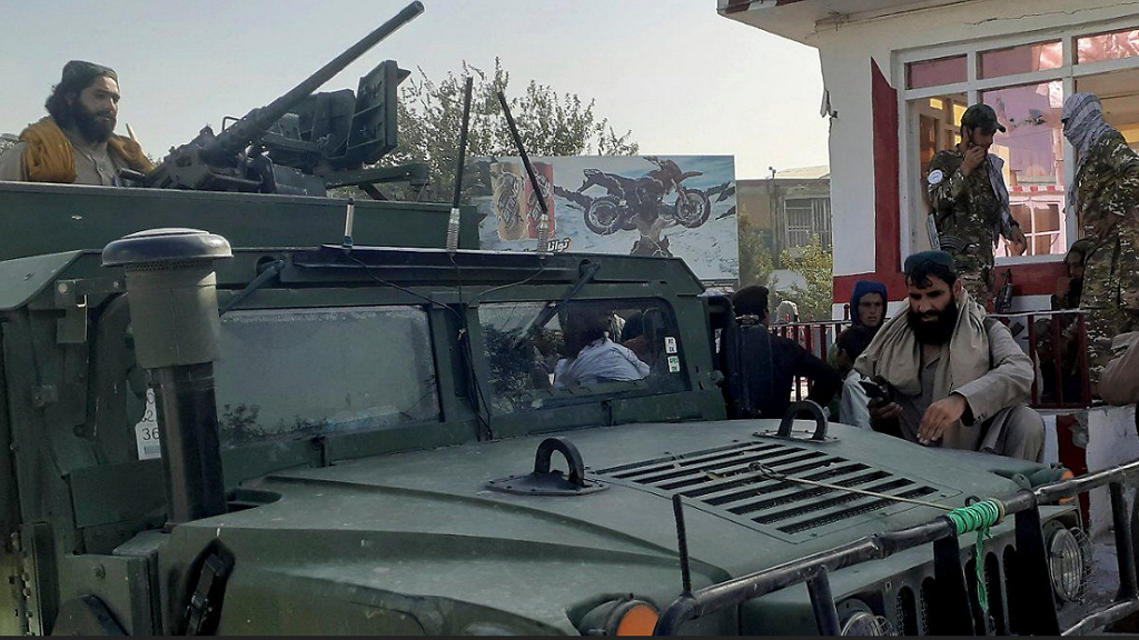 Taliban in seized U.S. Military Humvee