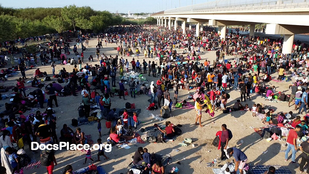Weaponized FAA closes Del Rio TX airspace where Fox News was live-streaming thousands of covid-19 untested migrants.