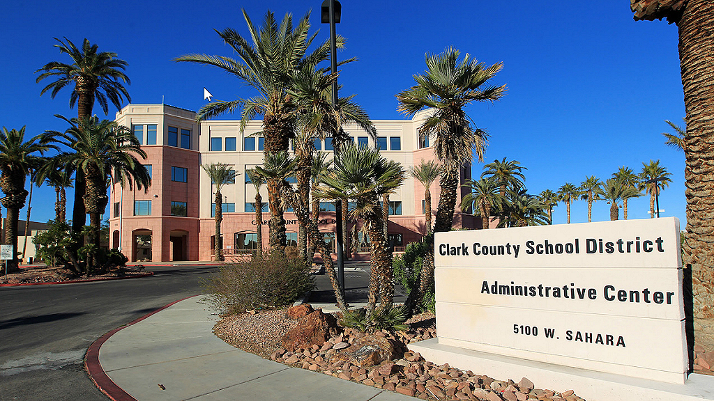 Clark County School District UT administrative center school board sued.