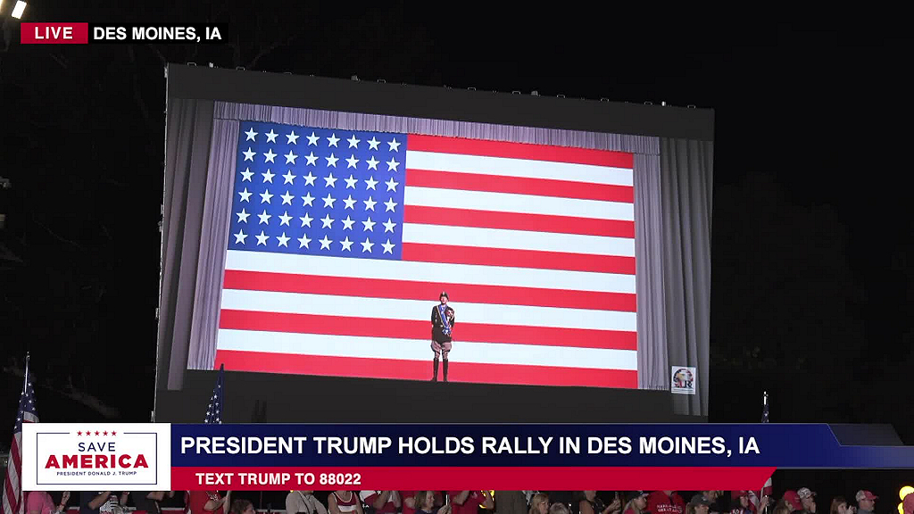 Trump Save America Rally Des Miones IA