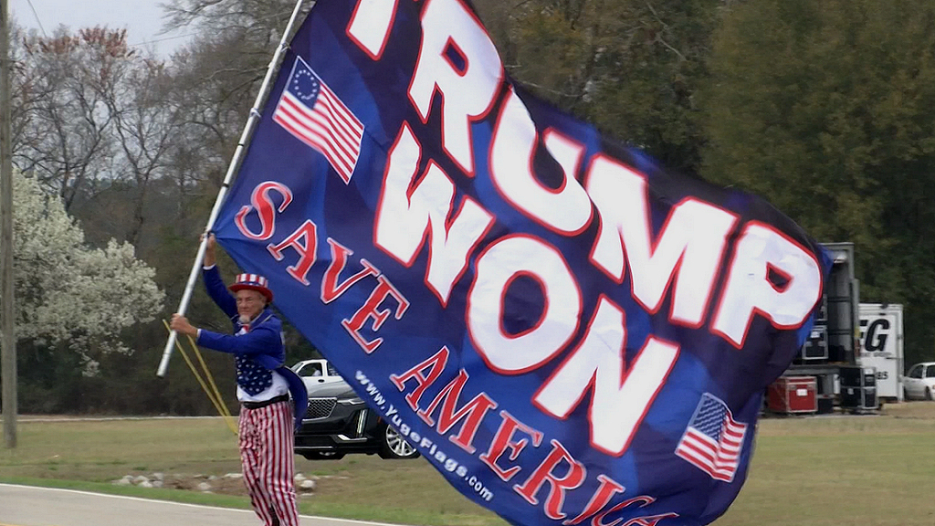trump rally florence sc trump won flag